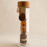 Borosilicate Glass Flask with Tea & Strainer