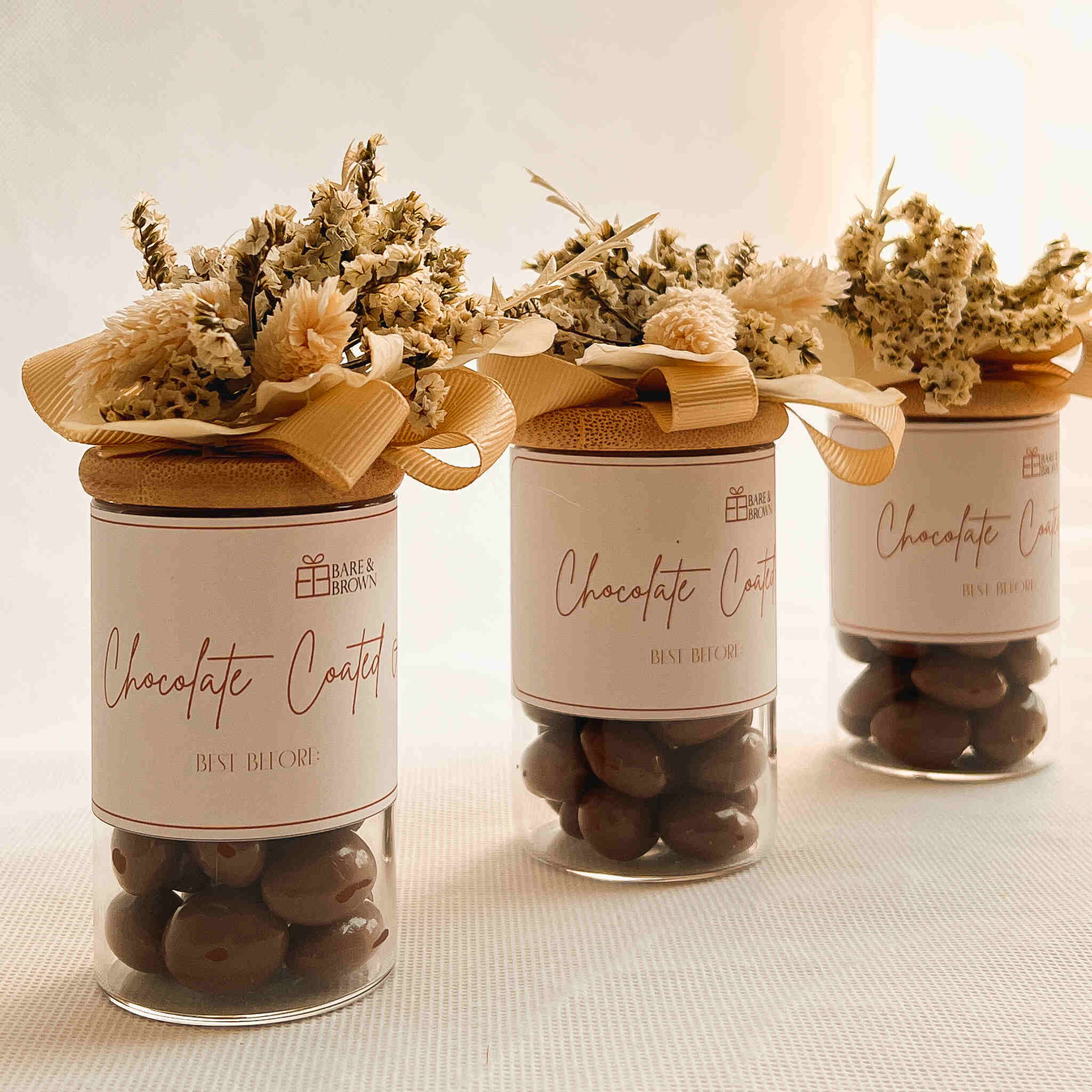 Chocolate Coated Almond Jars